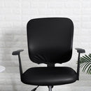 Pu Office Chair Cover Removable Stretch Armchair Cover Swivel Chair Protector Waterproof Oilproof For Banquet Home,