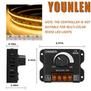 LED ROtary LED Dimmer Switch Dimming Controller Dc 12V-24V 30A Pwm Dimmer Knob For Adjusting Brightness(2 Pack)