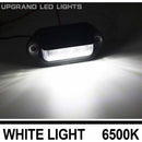 Universal 6LED LED License Plate Light Door Step Light For Trailer Rv Truck 2 Pack