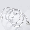 2M Extra Long Smooth Chrome Shower Hose (G1/2)