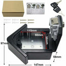 Wall Mounted Key Safe Box With Digital Code & Emergency Keys, Large Key Safe Box Xl Size Outdoor Key Safe For Home,