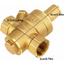 Adjustable Water Pressure Regulator Reducer With Dn15 Brass Measuring Meter