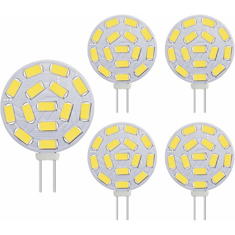 G4 3W LED Bulbs, Equivalent To 20-30W Halogen Lamps, G4 Base Ac/Dc 12V, 300 Lm, Recessed Lighting, Track Lighting,