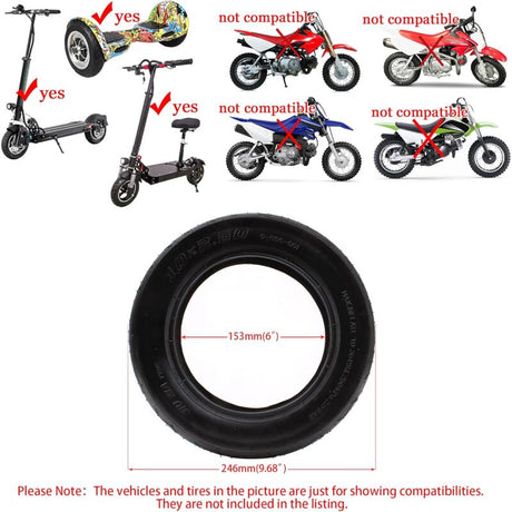 2 Pack Inner Tube 10X2.50 10