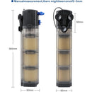 Aquarium Internal Filter Adjustable 3 In 1 Aquarium Pump For 100-300L Freshwater Or Saltwater Aquarium 1500L/H 25W