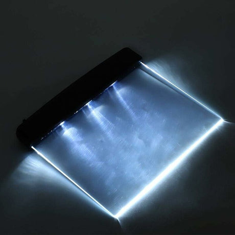 LED Reading Lamp Night Light Wedge Book Eye Care Portable Bookmark Light Bright Book Board For Reading In Bed, Car