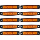 Truck Side Marker Lights 10 pcs LED Side Marker Lights Side Marker Lights Dc 12V LED Side Marker Lights Lamp Truck