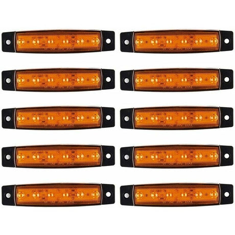 Truck Side Marker Lights 10 pcs LED Side Marker Lights Side Marker Lights Dc 12V LED Side Marker Lights Lamp Truck