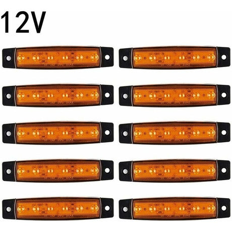 Truck Side Marker Lights 10 pcs LED Side Marker Lights Side Marker Lights Dc 12V LED Side Marker Lights Lamp Truck