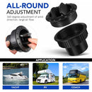 60Mm Car Interior Heater Vent Cover DAshboard Air Vent Deflector Side ROof Air Black Vent Outlet ROund Louvered DAsh