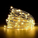 LED String Lights, [1 Pack] Battery Operated Fairy Lights With 5M 50 Warm White LEDs On Silver Wire For Bedroom, Party,