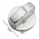 Parts Universal Metal Control Knobs Gas Stove Knob 6Mm Universal Control Knobs Stove Knob For Gas Stove Cooker Oven Hob