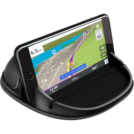 Car Phone Holder, Anti-Slip DAshboard Mount Cell Phone Holder Compatible For Other Smartphone (Black)