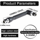Mini Screwdriver And Bits, 1/4" Drive, L-Shaped Double Head Hexagonal Handle Extension Socket Wrench Flathead Torx