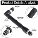 Mini Screwdriver And Bits, 1/4" Drive, L-Shaped Double Head Hexagonal Handle Extension Socket Wrench Flathead Torx