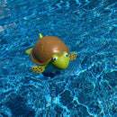 Premium Floating Pet Chlorine Dispenser For Chemical Tablets Compatible With 3" Tabs Bromine Holder (Turtle)