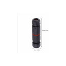 Whpps 10 pcs Ip68 Waterproof Straight Connector Junction Box Electrical Wire Cable 3 Pin Outdoor Connector Plug Socket