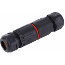 Whpps 10 pcs Ip68 Waterproof Straight Connector Junction Box Electrical Wire Cable 3 Pin Outdoor Connector Plug Socket