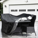 Garden Furniture Cover 210T Polyester Waterproof Anti-Uv Tarpaulin, Protective Cover For Tables, Chair, Sofa (200 160