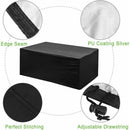 Garden Furniture Cover 210T Polyester Waterproof Anti-Uv Tarpaulin, Protective Cover For Tables, Chair, Sofa (200 160