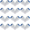 12 pcs RO Water Filter Accessories Nozzle Fitting 1/4 Inch 90 Degree Right Angle Fast Docking For Connecting Water Pipe