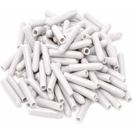 120 Pieces Dishwasher Caps, Inner Diameter 3Mm Pvc Protective Cover, Dish Basket, 325Mm (White)