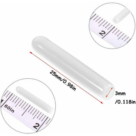 120 Pieces Dishwasher Caps, Inner Diameter 3Mm Pvc Protective Cover, Dish Basket, 325Mm (White)