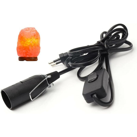 Câble Avec Interrupteur Pour Lampe À Sel - 1,8 M - Douille Pour Lampe De Sel