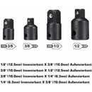 Socket Adapter 1/2 3/8 1/4 Hexagon Drill Bits Adapter Set Nut Wrench Reducer Socket Adaptor Converter Ratchet Wrench