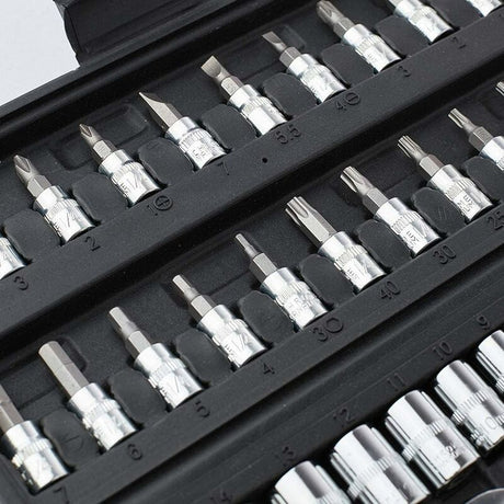 46 pcs Socket Set Chrome Vanadium 1/4