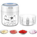 Cordless Electric Food Chopper, Mini Food Processor, 250Ml, Easy To Clean And Replace, Durable Electric Blender For