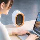 1200W Electric Ceramic Fan Heater With 2 Heat Settings And Overheat Protection Fast Heating And Quiet With Low Energy