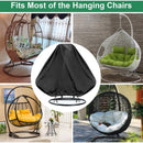 Hanging Chair Cover, Waterproof Hanging Chair Cover, Protective Cover For Egg Chair, Windproof, Anti-Uv, Heavy Duty