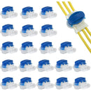 20 pcs Resin Filled Cable Connectors 3 Pole Terminal Blocks For RObotic Lawn Mowers