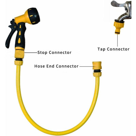 2Pack (6 pcs) Garden Hose Connector Kits With Tap Connectors