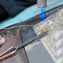 Industrial Precision Welding Tweezers With Fiber Handle Cross Tweezer Fine Tip Straight Stainless Steel For Electronic