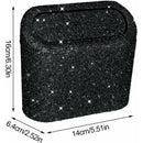 Car-Mounted Diamond-Encrusted Trash Can, Car Storage Bucket, Hanging Car Storage Bag, Creative Diamond-Encrusted Mini
