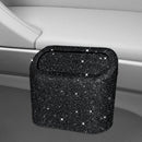 Car-Mounted Diamond-Encrusted Trash Can, Car Storage Bucket, Hanging Car Storage Bag, Creative Diamond-Encrusted Mini