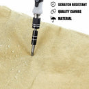 ROll-Up Tool Bag, Canvas Tool Bag, Multi-Purpose Tool Bag With 5 Zipper Pockets, For Electrician, Mechanic, Khaki