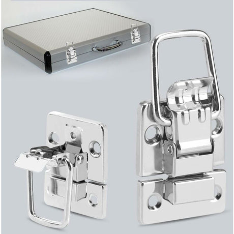 10 pcs Drawer Hardware Clasp Lock For Metal Jewelry Box Suitcase Lock Chests Latch