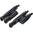 H- 1X Pair Of Solar Panel Connector (1 To 2 Branches), Mc4 Durable And Saving For Family