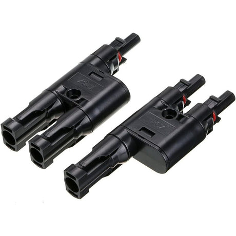 H- 1X Pair Of Solar Panel Connector (1 To 2 Branches), Mc4 Durable And Saving For Family
