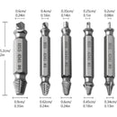 5 pcs Professional Screw Extractor Set, DAmaged Screw Extractor, High Speed Steel, For Defective Screws, Bolts And