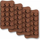 15 Cavity Star Shape Chocolate Mold, Non-Stick Food Grade Silicone Mold Set For Candy Jelly, Ice Cube