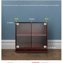 Pair / Frameless Glass Door Hinge Wine Cabinet Showcase Glass Door Hinge Side Mounted Embedded (Silver)