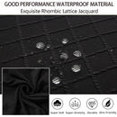Diamond Lattice Waterproof Seat Covers For Dining ROom Chairs, Stretch Kitchen Chair Covers For Dining ROom, Seat