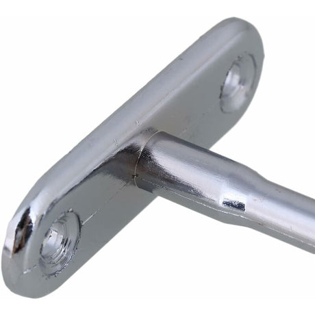 2 pcs 16Mm Silver Plated Zinc Alloy Oval Wardrobe Brackets
