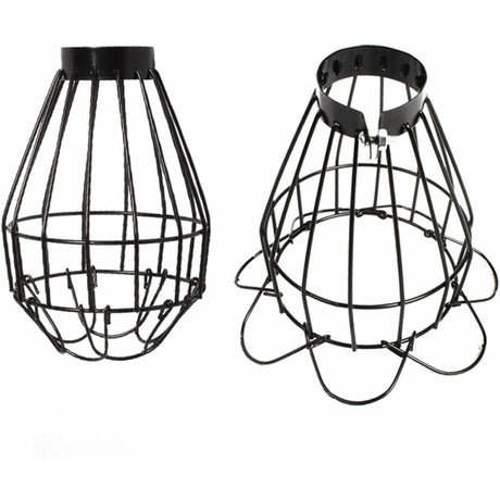 Reptile Heat Lamp Cover, Reptile Heat Lamp Shade - Wire Reptile Heater Guard, Anti-Scald Lamp Mesh Cover For Terrarium