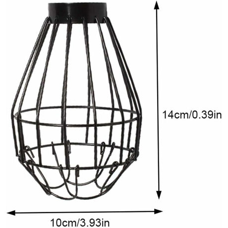 Reptile Heat Lamp Cover, Reptile Heat Lamp Shade - Wire Reptile Heater Guard, Anti-Scald Lamp Mesh Cover For Terrarium