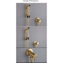 Stainless Steel Toilet Bidet Shattaf Faucet Sprayer, Bidet Sprayer Kit (Gold)